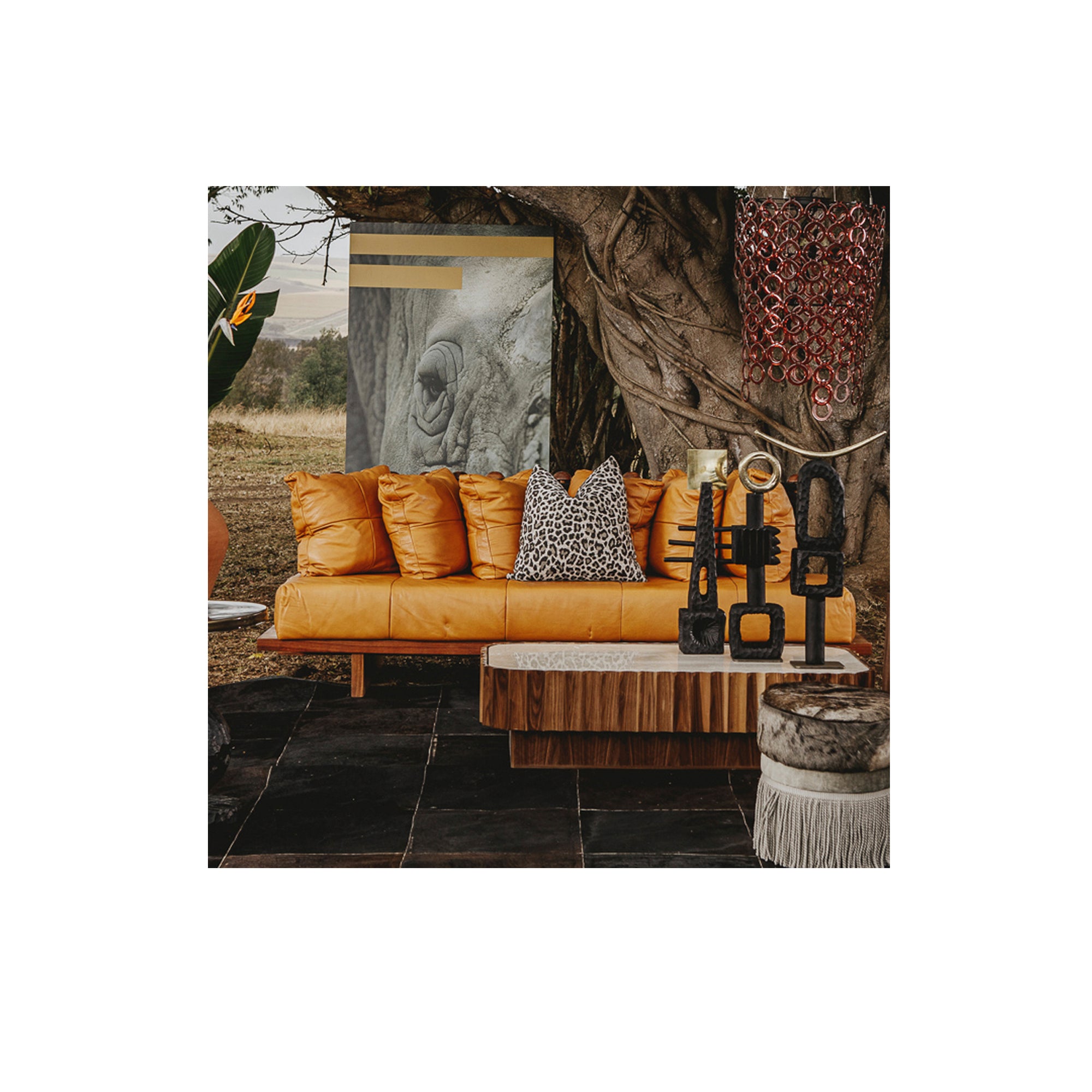 Fluted Coffee Table
