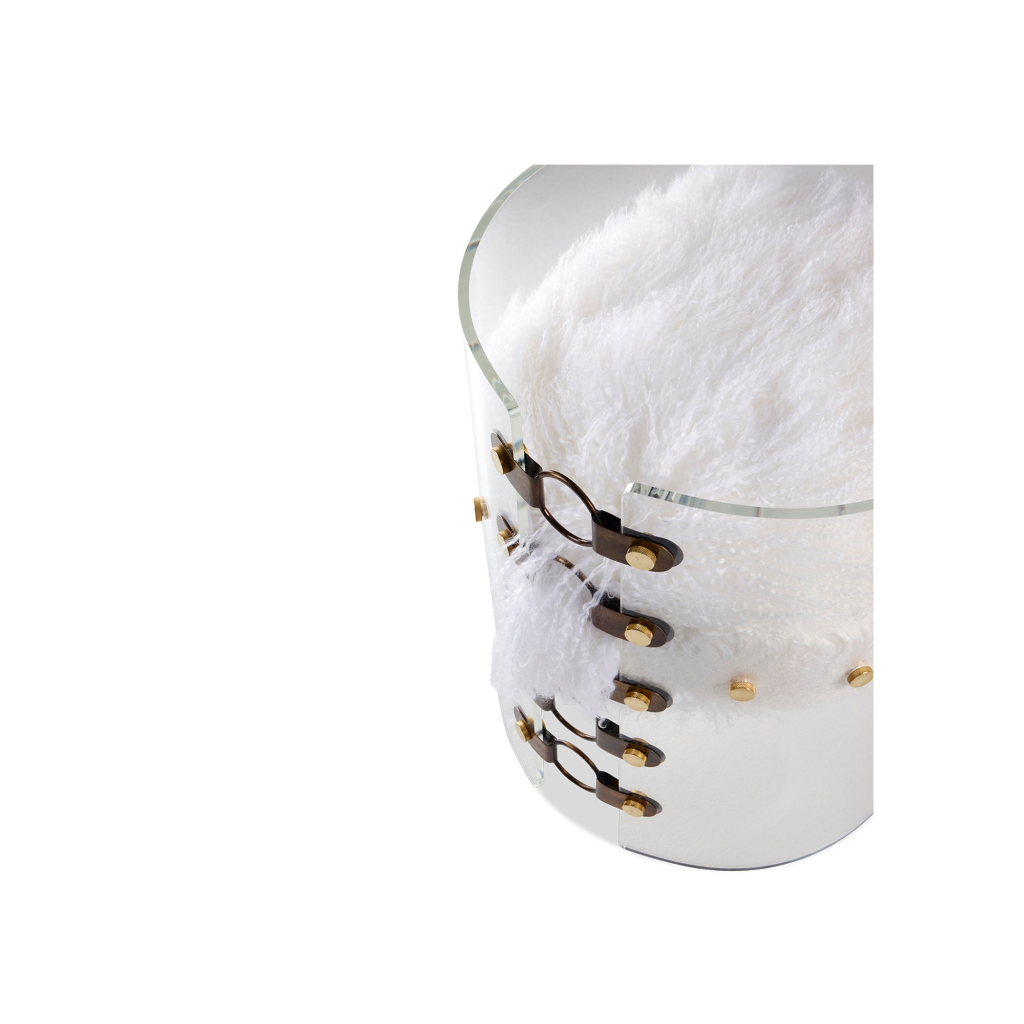 Jetson Dining Chair Mongolian Sheep Skin - Egg Designs