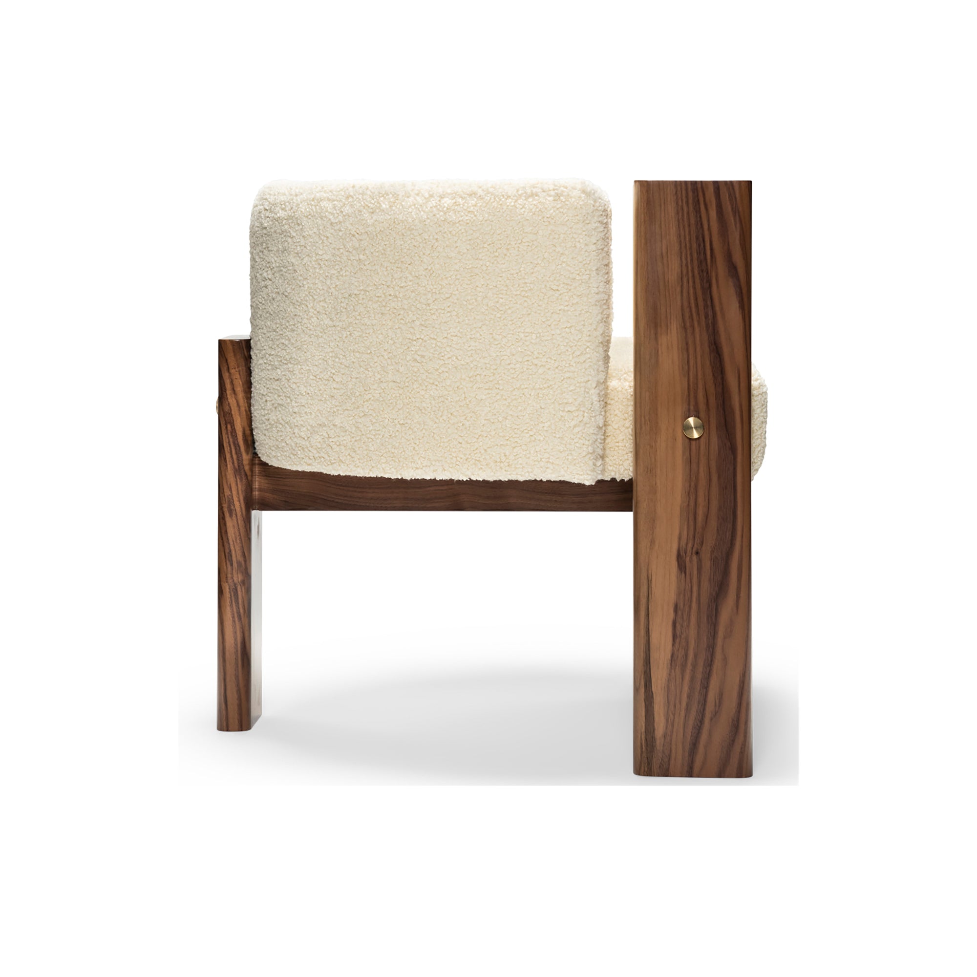 Malta Cream Boucle' Dining Chair - Egg Designs
