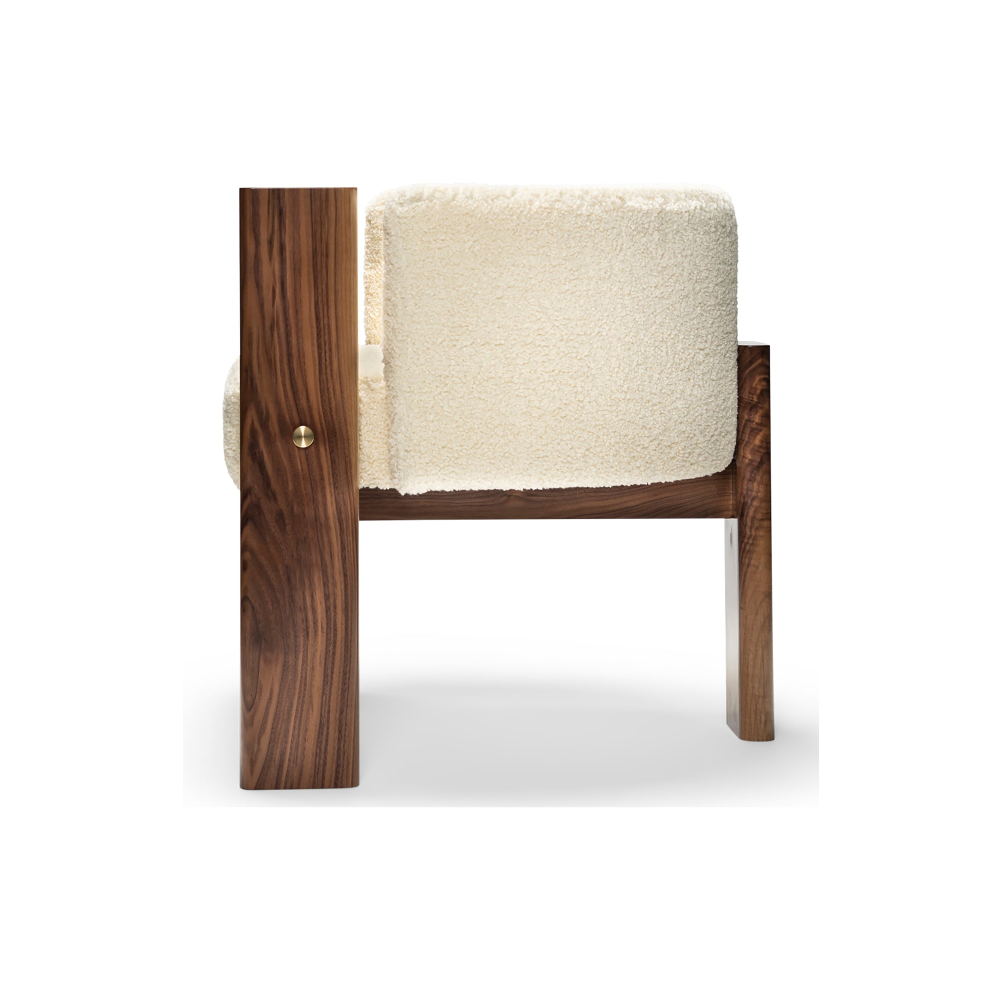 Malta Cream Boucle' Dining Chair - Egg Designs