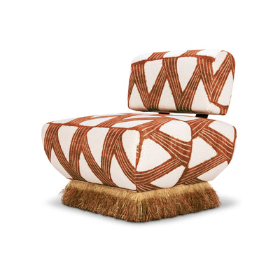 Colmo Lounge Chair Rust