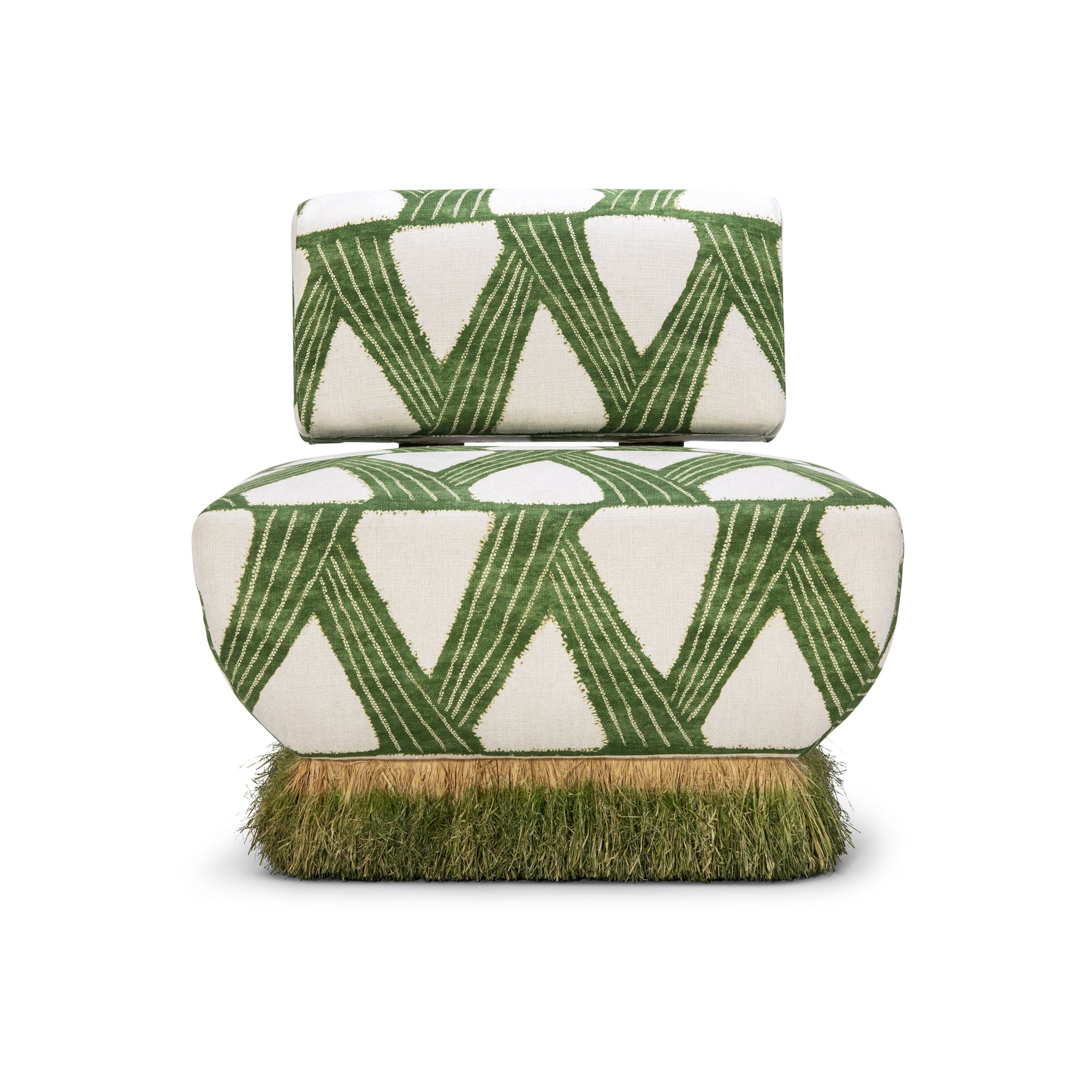 Comporta Green Ombre Lounge Chair - Egg Designs
