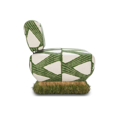 Comporta Green Ombre Lounge Chair - Egg Designs