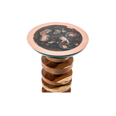 Verdigris Side Table