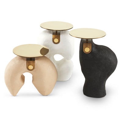 Yoruba Side Table #3 - Egg Designs