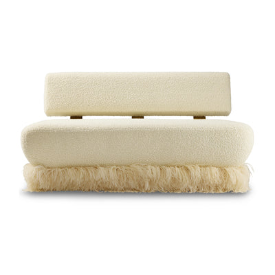 Ostrich Fluff Sofa Boucle' Cream