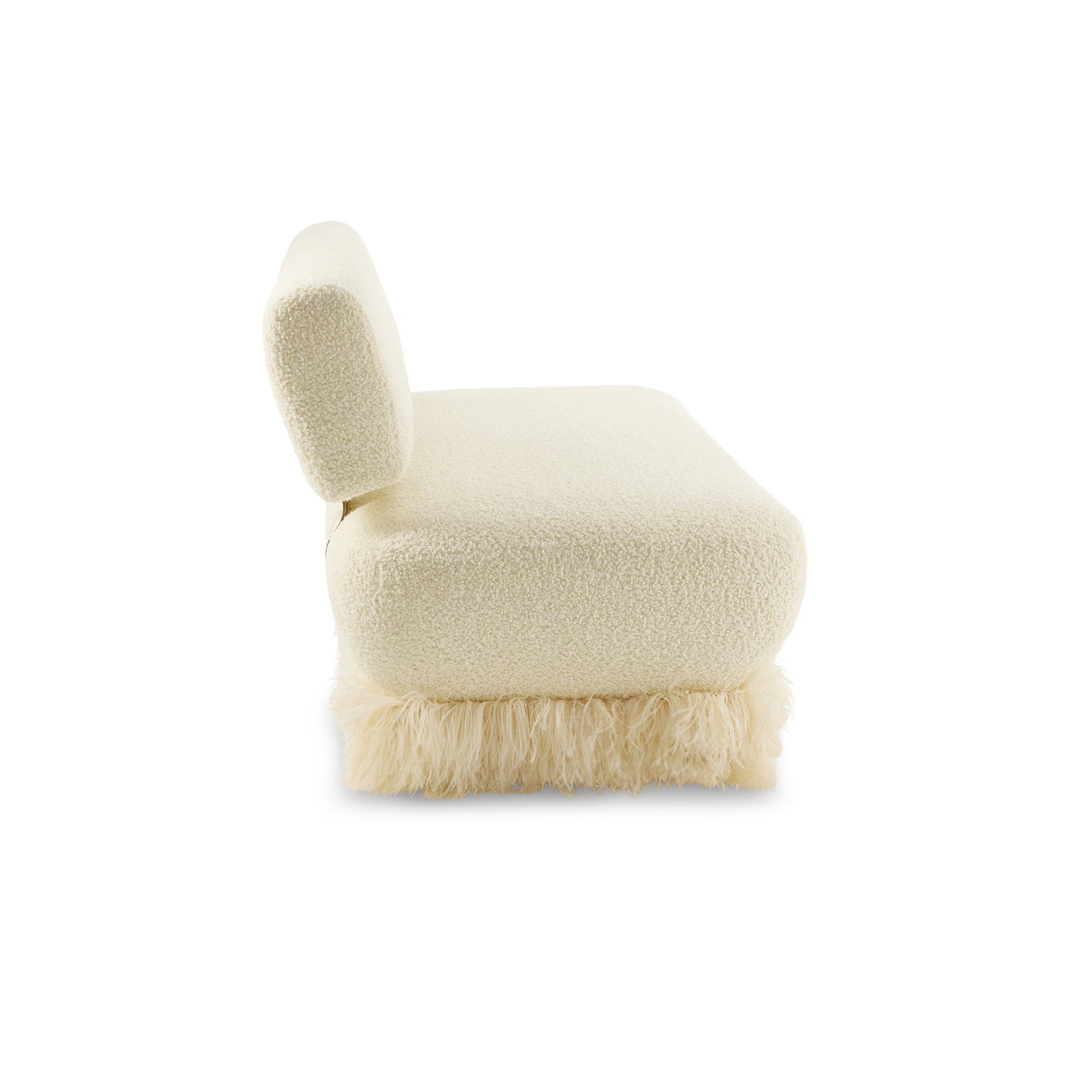 Ostrich Fluff Sofa Boucle' Cream