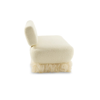 Ostrich Fluff Sofa Boucle' Cream