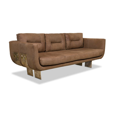 Primal Sofa Leather Tan
