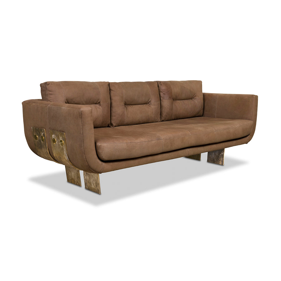 Primal Sofa Leather Tan