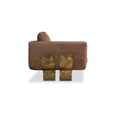 Primal Sofa Leather Tan