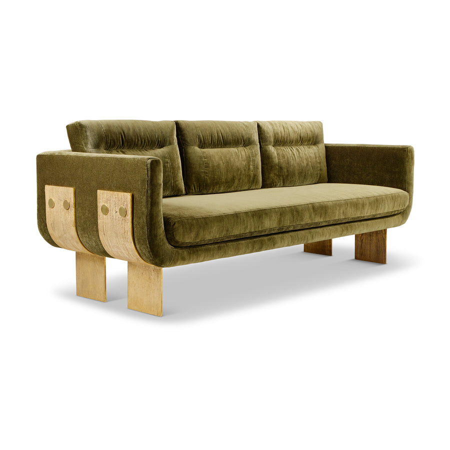 Primal Sofa Velvet Olive