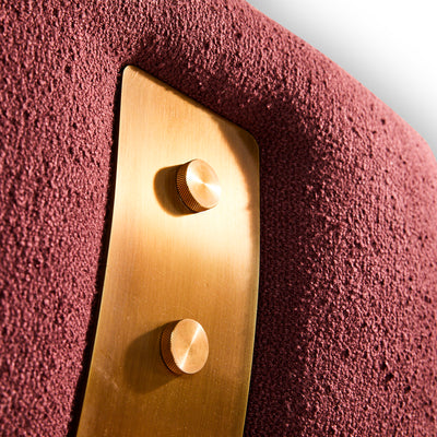 Plum Ostrich Fluff Lounge Chair - Egg Designs