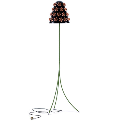 Rosette Tripod Standing Floor Lamp - Egg Designs